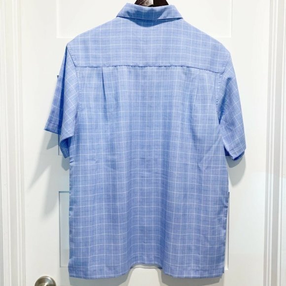 Haggar Men’s Luxury Microfibre Button Up Short Sleeve BUNDLE OF 2 - Picture 4 of 12